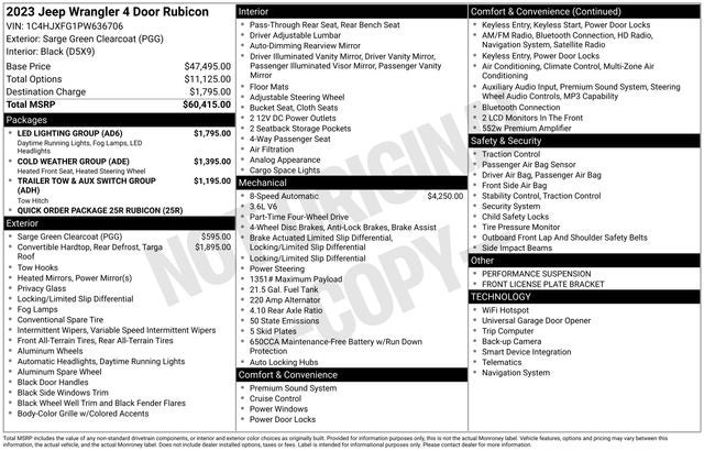 2023 Jeep Wrangler Rubicon