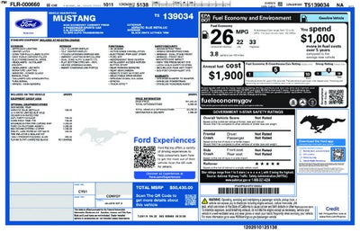 2026 Ford Mustang EcoBoost Premium In-Transit