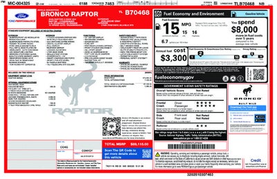 2026 Ford Bronco Raptor In-Transit