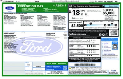 2027 Ford Expedition Max Platinum In-Transit