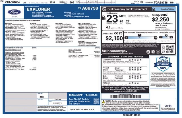 2026 Ford Explorer Active