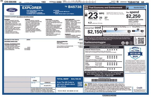 2026 Ford Explorer Active In-Transit