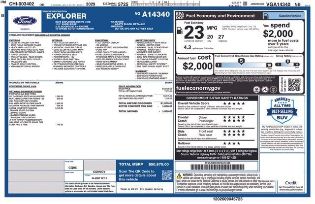 2027 Ford Explorer Active In-Transit