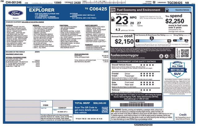 2026 Ford Explorer Platinum In-Transit