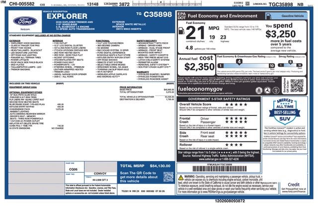 2026 Ford Explorer Tremor In-Transit