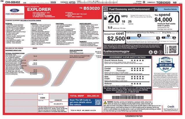 2026 Ford Explorer ST In-Transit