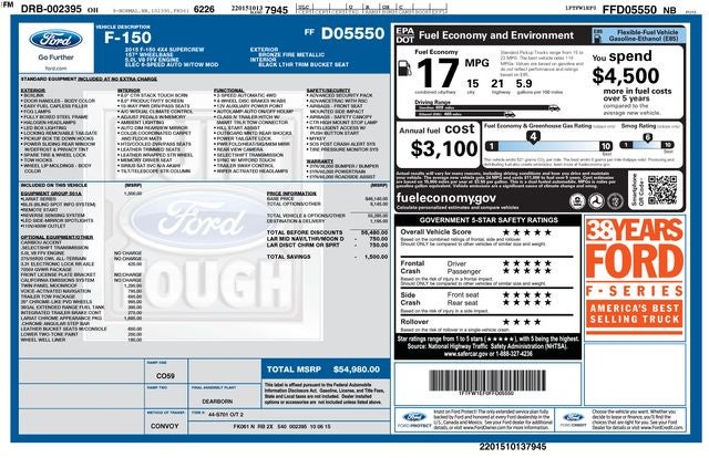 2015 Ford F-150 Lariat
