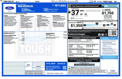 2026 Ford Maverick XL In-Transit