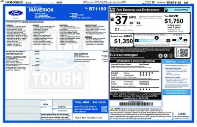 2026 Ford Maverick XLT In-Transit