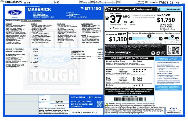 2026 Ford Maverick XLT In-Transit