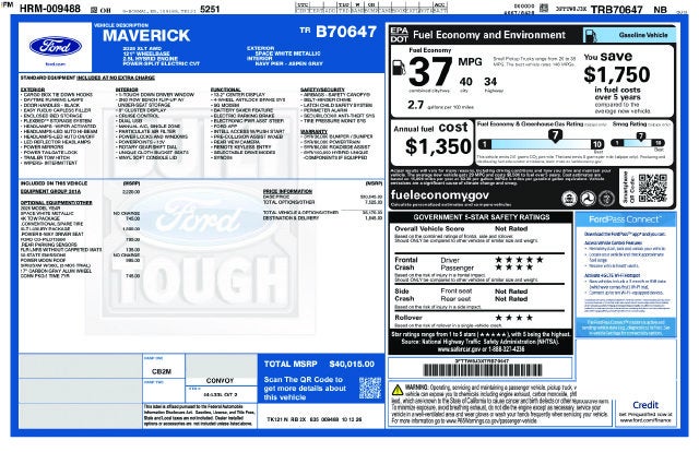 2026 Ford Maverick XLT In-Transit