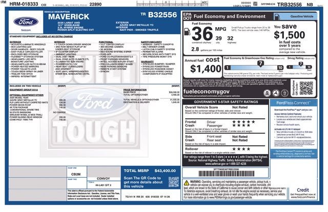 2026 Ford Maverick Lariat In-Transit