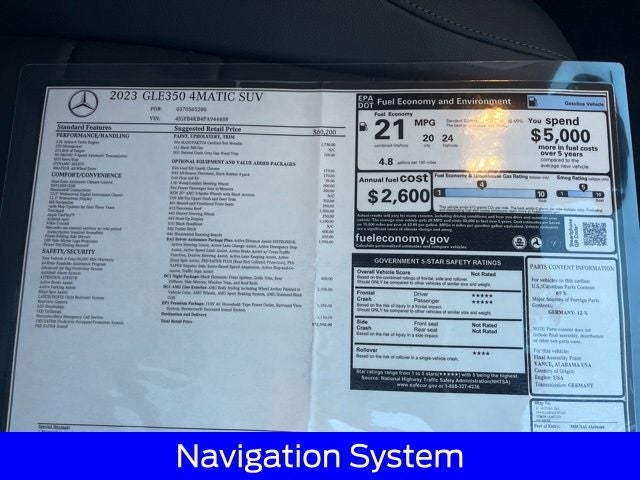 2023 Mercedes-Benz GLE GLE 350 4MATIC®