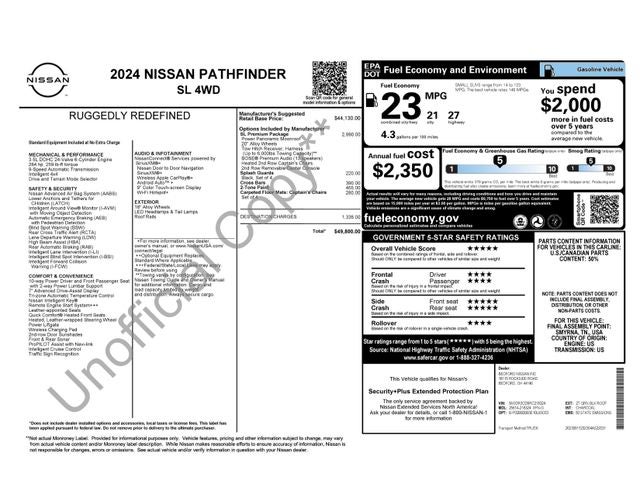 2024 Nissan Pathfinder SL