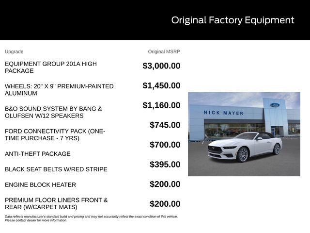 2026 Ford Mustang EcoBoost Premium