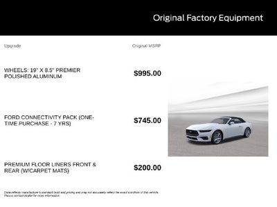 2026 Ford Mustang EcoBoost Premium