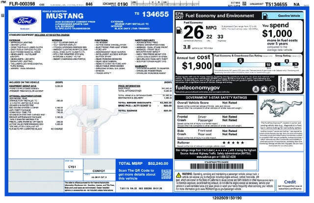 2026 Ford Mustang EcoBoost Premium