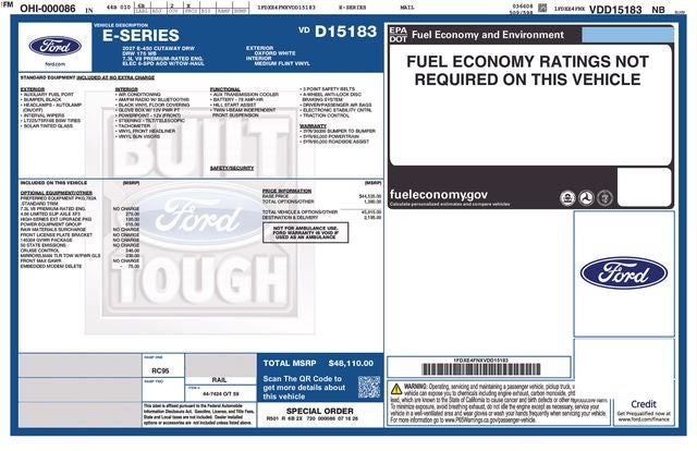 2027 Ford E-450SD Base