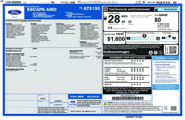 2023 Ford Escape Active