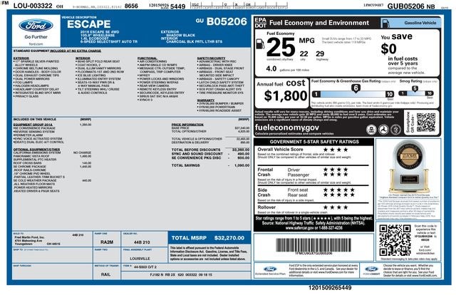 2016 Ford Escape SE