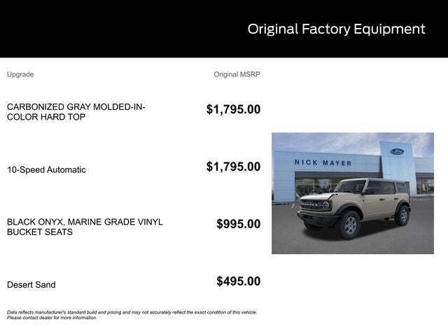 2026 Ford Bronco Big Bend