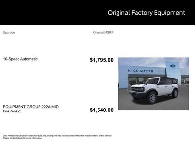 2026 Ford Bronco Big Bend