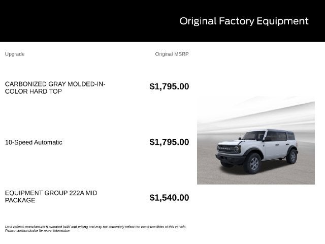 2026 Ford Bronco Big Bend