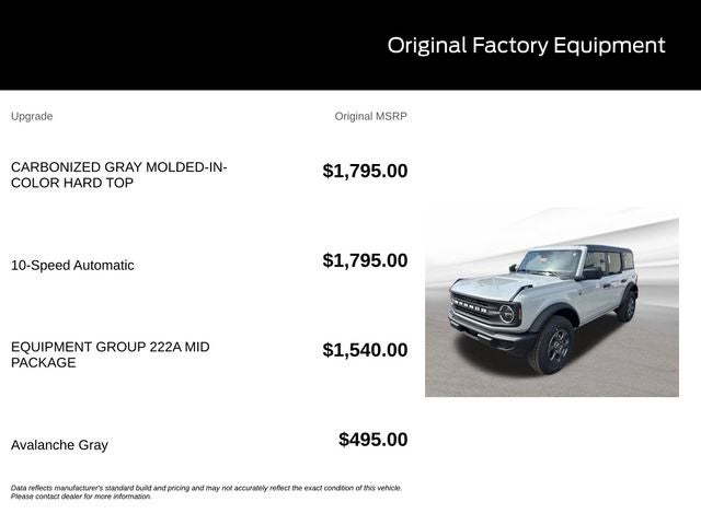 2026 Ford Bronco Big Bend