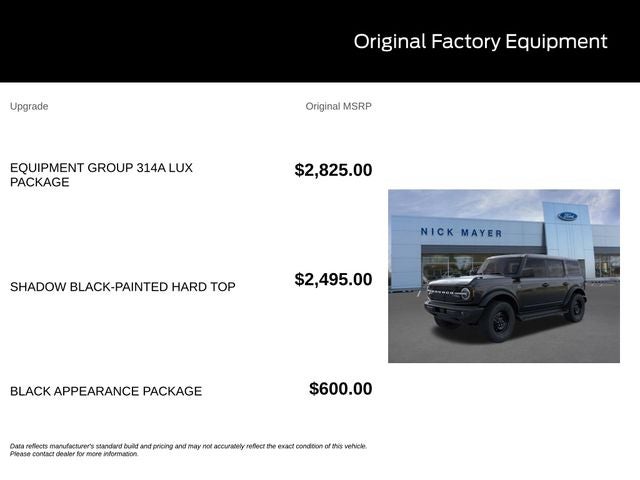 2026 Ford Bronco Outer Banks