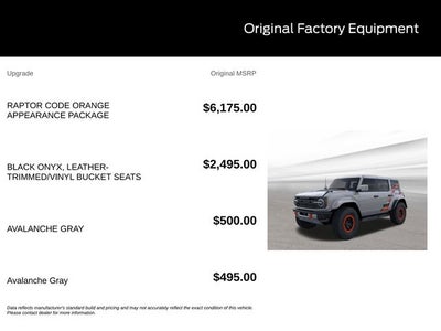 2026 Ford Bronco Raptor