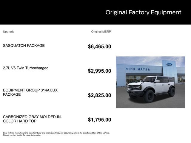 2026 Ford Bronco Outer Banks