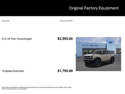 2026 Ford Bronco Badlands