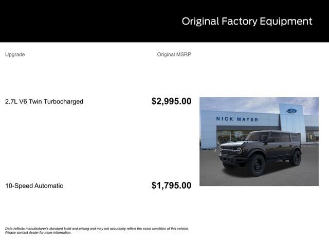 2026 Ford Bronco Badlands