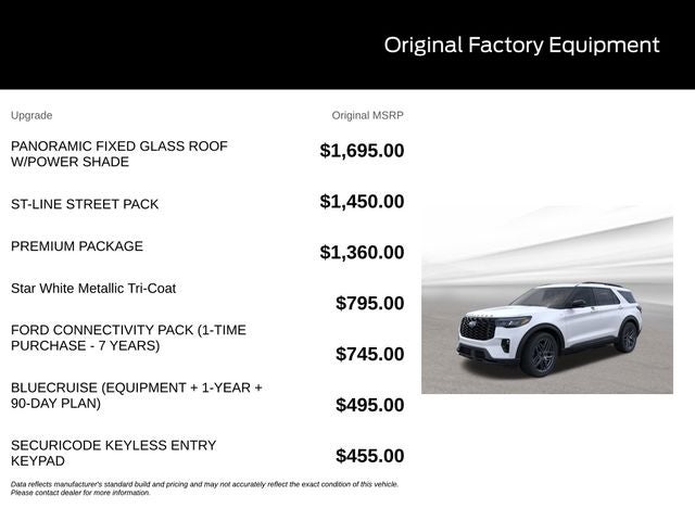 2026 Ford Explorer ST-Line