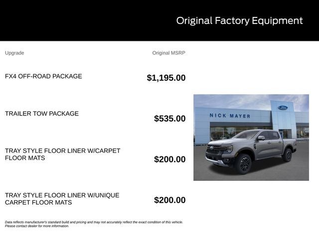2025 Ford Ranger Lariat