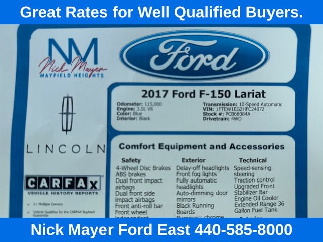2017 Ford F-150 Lariat