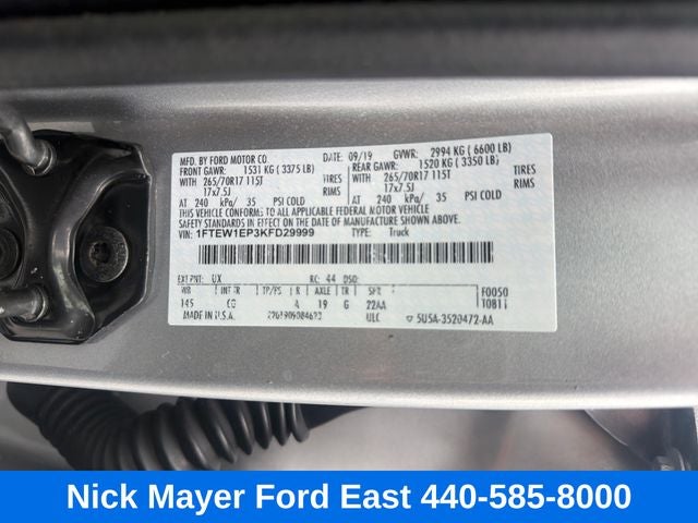2019 Ford F-150 XL