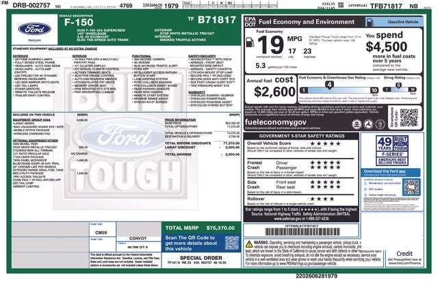 2026 Ford F-150 Lariat
