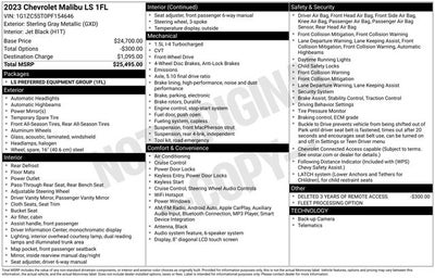 2023 Chevrolet Malibu LS 1FL
