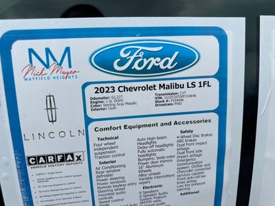 2023 Chevrolet Malibu LS 1FL