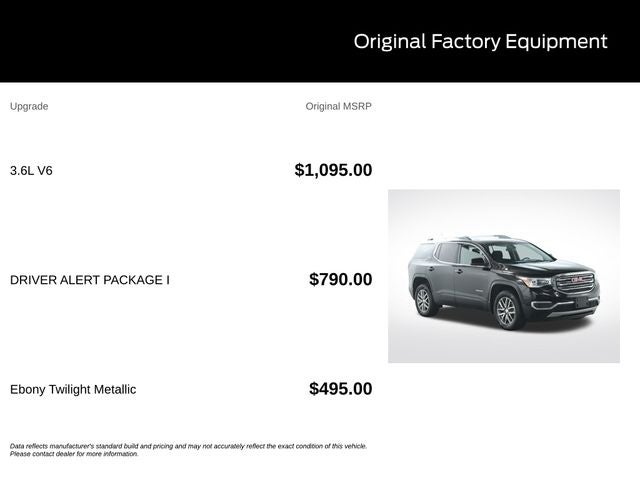 2019 GMC Acadia SLE-2