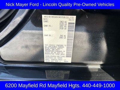 2023 Nissan Altima 2.5 SV