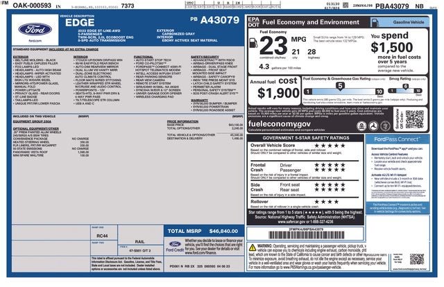 2023 Ford Edge ST Line
