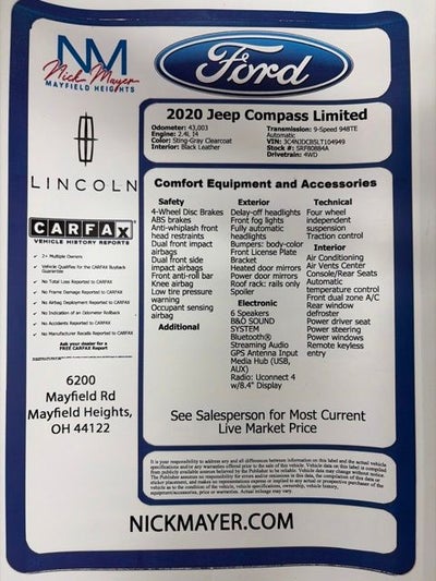 2020 Jeep Compass Limited