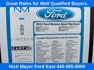 2023 Ford Bronco Sport Big Bend