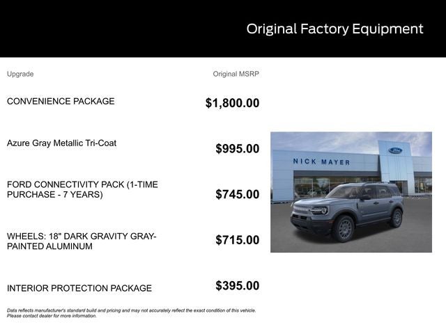 2026 Ford Bronco Sport Big Bend IN-TRANSIT
