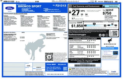 2026 Ford Bronco Sport Big Bend IN-TRANSIT