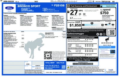 2026 Ford Bronco Sport Big Bend IN-TRANSIT