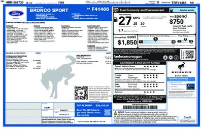 2026 Ford Bronco Sport Outer Banks IN-TRANSIT