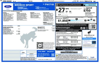 2026 Ford Bronco Sport Outer Banks IN-TRANSIT